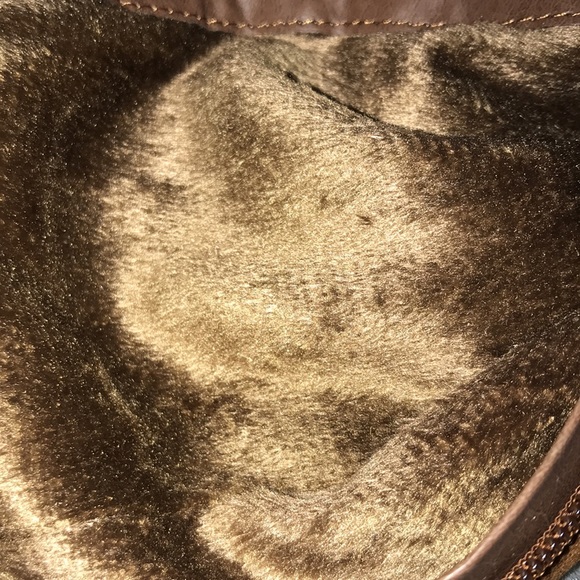 Brown lace up over the knee boots - Picture 3 of 9